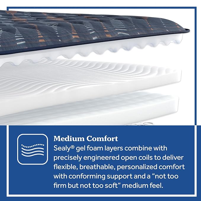 Sealy Warner 12" Medium Tight Top Innerspring Mattress - Twin