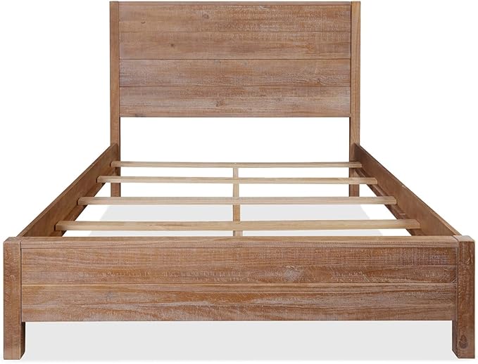 Grain Wood Furniture Montauk Solid Wood Bed, King Size, Driftwood