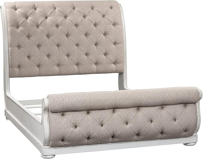 LIBERTY FURNITURE INDUSTRIES, INC. Magnolia Manor King California Upholstered Sleigh Bed