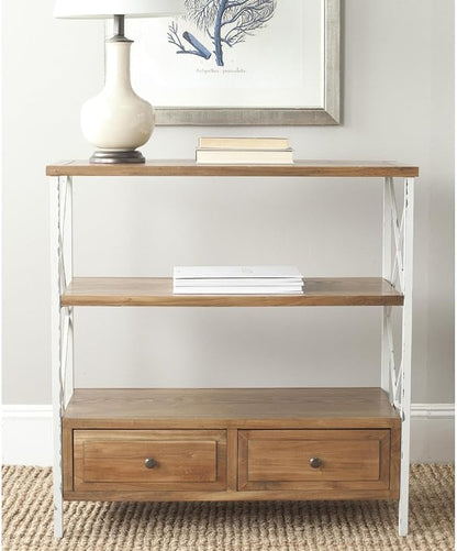 Safavieh American Homes Collection Chandra Console Table, French Grey/White Smoke