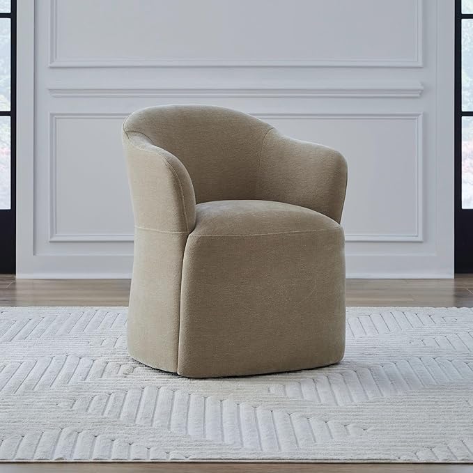 Liberty Furniture Accent Dining Chair with Castors - Squared Arm - Wicker Upholstry