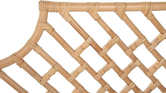 Kouboo Rattan Chippendale Headboard, Full Size, Natural