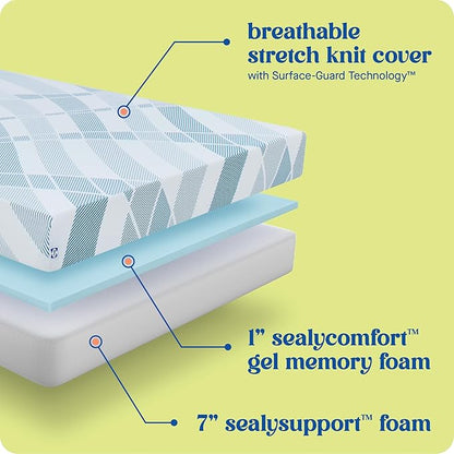Sealy Dreamlife 8” Foam Mattress-in-a-Box, Twin