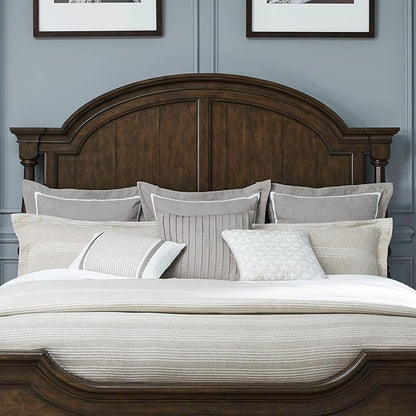 Liberty Furniture Arden Road Queen Arched Poster Bed Headboard - Satin Cherry