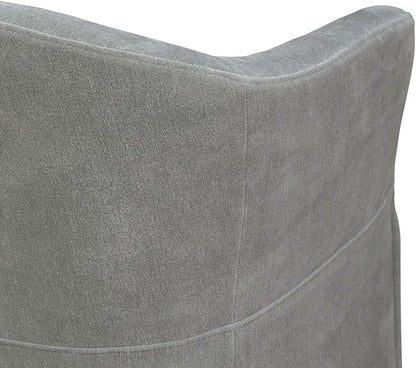 Liberty Furniture Accent Dining Chair with Castors - Squared Arm - Sapphire Upholstry