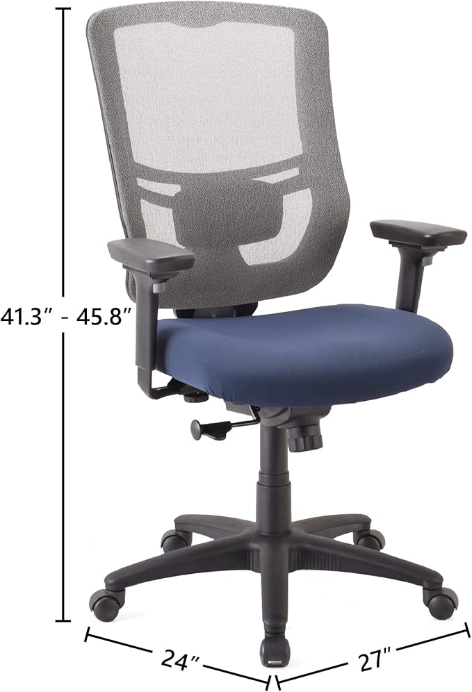 Tempur-Pedic Synchro-Tilt Task Chair, Denim