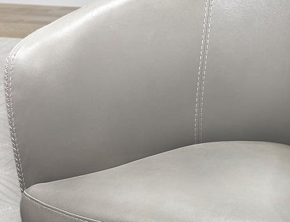 Parker Living Barolo - Steamboat Ice 100% Italian Leather Swivel Club Chair