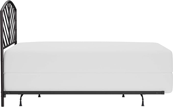 Hillsdale Essex Metal Frame, Queen Headboard, Gray Bronze