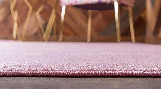 Unique Loom Trellis Frieze Collection Area Rug - Geometric (2' x 3' 1", Light Pink/ Ivory)