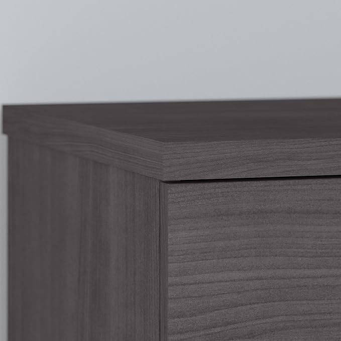 Bush Furniture 2 Drawer Lateral File Cabinet, Letter and Legal-Size Document Storage for Home or Professional Office, Somerset Collection, Storm Gray