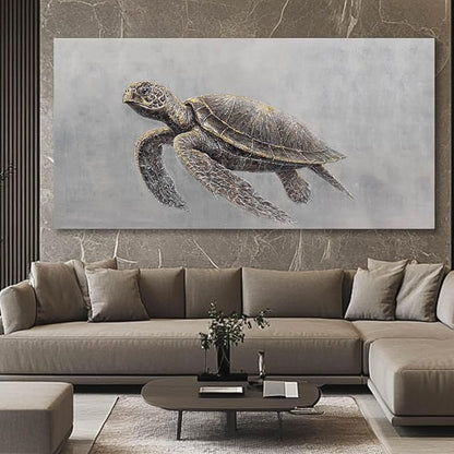 Black Poster Print Simple Picture Canvas Animal Wall Painting 58x29 Large Artwork for Living Room Vintage Kitchen Canvas Art