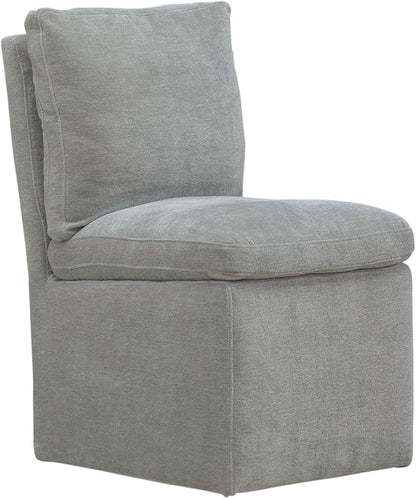 Liberty Furniture Accent Dining Chair with Castors - Squared Back - Sapphire Upholstry