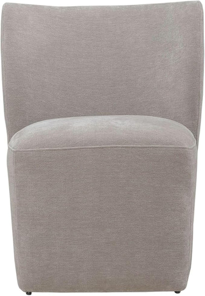 Liberty Furniture Accent Dining Chairs with Castors - Rounded Back - Truffle Upholstry - Set of Four