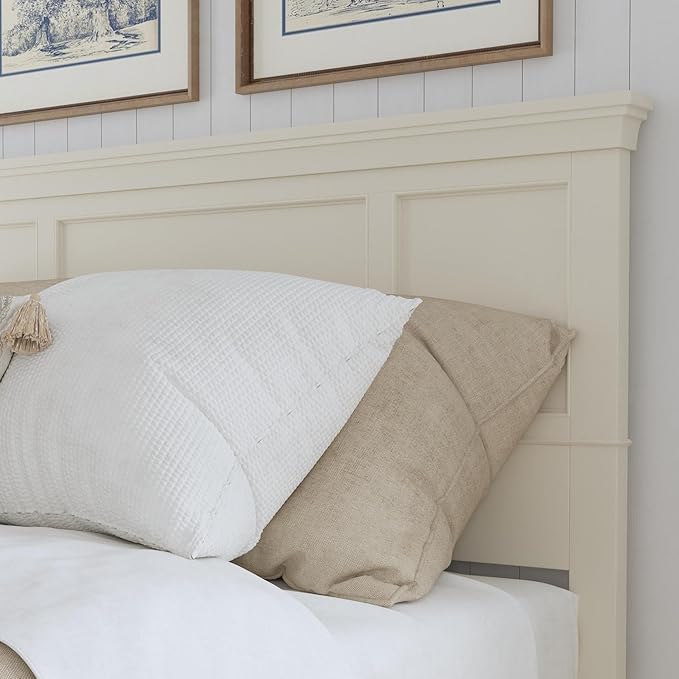 Homestyles Naples Off-White Queen Headboard
