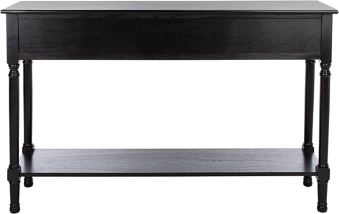 SAFAVIEH Home Collection Peyton Black 3-Drawer Lower Shelf Console Table CNS5705B