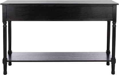 SAFAVIEH Home Collection Peyton Black 3-Drawer Lower Shelf Console Table CNS5705B