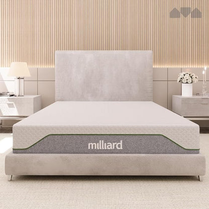 Milliard 10-inch Memory Foam Full Size Mattress, Pressure-Relieving - Firm Memory Foam Mattress, Best Mattress for Classic Comfort, Restful Sleep Mattress Firm - Soft Memory Foam Mattress