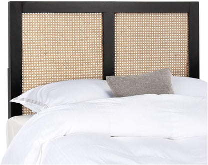 SAFAVIEH Home Collection Vienna Black Cane Twin Headboard Platform, Single (HBD8004B-T)
