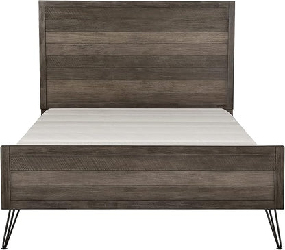 Lexicon Leavitt Panel Bed, Queen, Gray