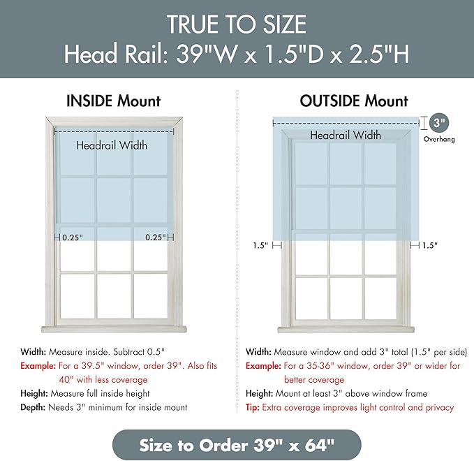 Madison Park Galen Cordless Roman Shade, 39"W x 64"H, Sheen Blue – Room Darkening, Thermal Insulated, Energy Efficient Window Blind with Subtle Sheen Basketweave Fabric for Privacy