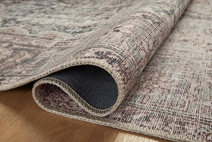 Loloi Amber Lewis Georgie Collection GER-08 Lagoon/Beige 2'-6" x 9'-6", .19" Pile Height, Runner Rug