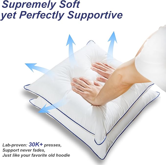 12 x 20 Pillow Insert Set of 2 Indoor Throw Pillow Insert,Rectangle Decorative Pillows Inserts, Throw Pillows for Couch, for Bed,White