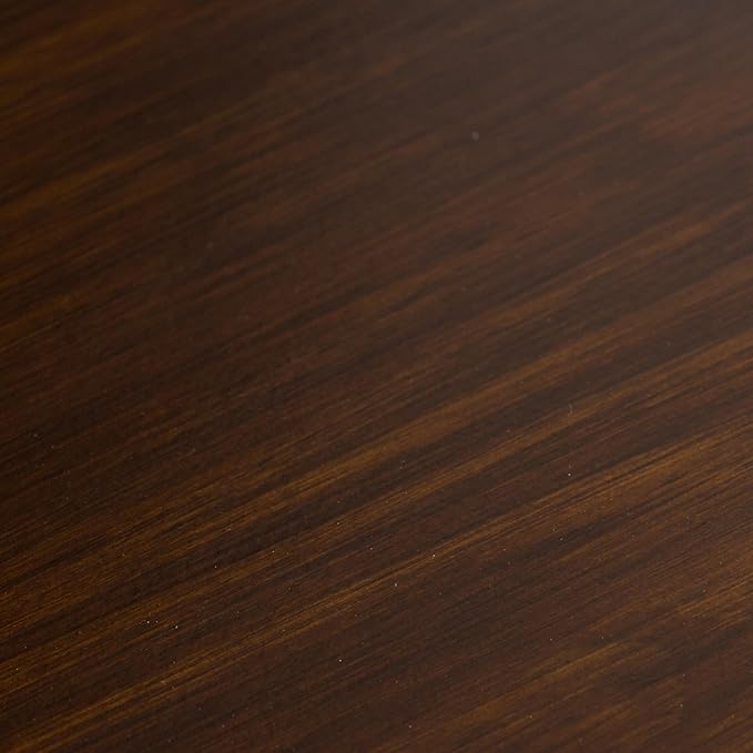SIMPLIHOME Artisan Coffee Table - 46 inch Wide Solid Wood Transitional Cocktail Table in Russet Brown, Classic Living Room Table with 2 Drawers, Open Shelf, and Square Brushed Nickel Knobs