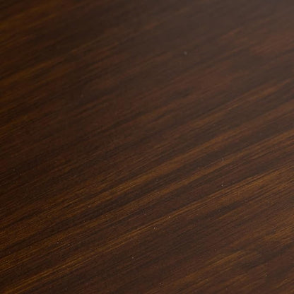 SIMPLIHOME Artisan Coffee Table - 46 inch Wide Solid Wood Transitional Cocktail Table in Russet Brown, Classic Living Room Table with 2 Drawers, Open Shelf, and Square Brushed Nickel Knobs
