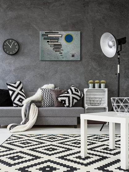 Wieco Art Canvas Wall Art Wassily Kandinsky Unequal 1932 Picture Print of Abstract Famous Paintings Canvas Prints for Living Room Home Decor Wall Decorations