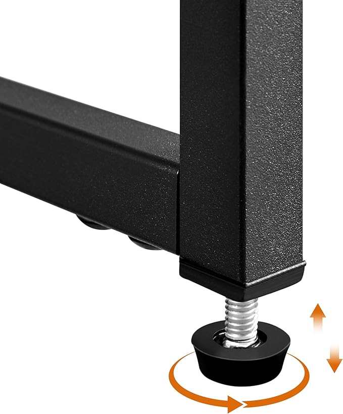 Yaheetech Bar Stools Set of 2, 24 Inch Counter Height Bar Stools Set, Backless Kitchen Island Stools, Faux Leather Stools for Kitchen Counter, Black