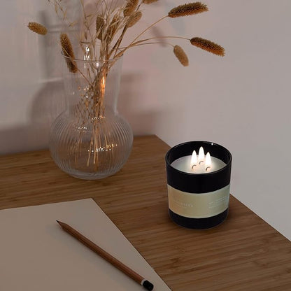 Pecksniff's Bamboo & Vetiver Candle | 3 Wicks, 550g/19.40oz