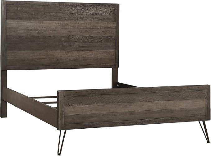 Lexicon Leavitt Panel Bed, Queen, Gray