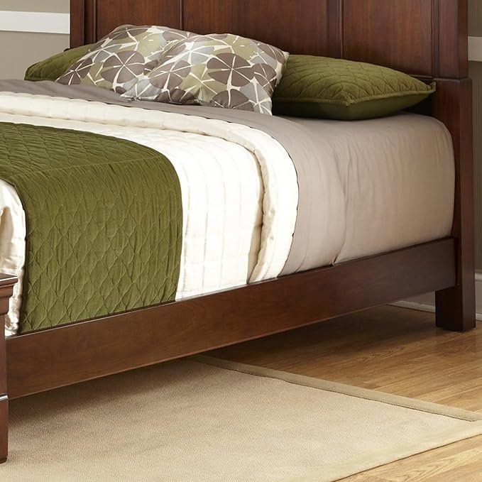 Homestyles Aspen Cherry Queen Bed, Headboard and Footboard