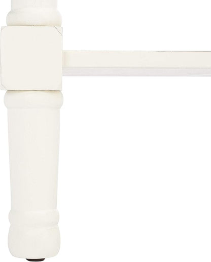 SAFAVIEH Home Collection Landers Distressed 3-Drawer Console Table CNS5711A, Distrssed White