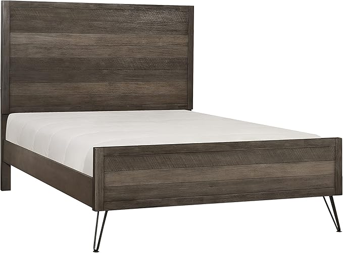 Lexicon Leavitt Panel Bed, Cal King, Gray