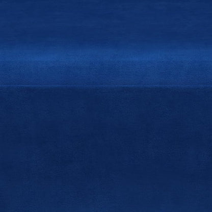 SIMPLIHOME Milltown 27 inch Wide Contemporary Rectangle Footstool Ottoman Bench in Blue Velvet Fabric, Assembled, For the Living Room and Bedroom