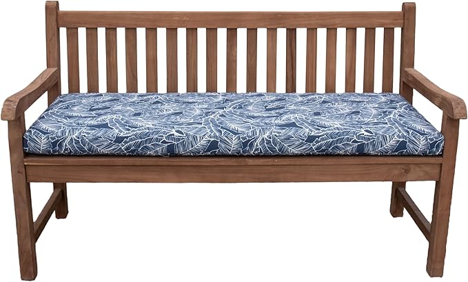 Tommy Bahama Bench Cushion, 50" X 19" X 2.5", Pacific Zaffre