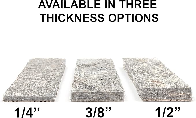 Mohawk Home 2' 2" x 10' Non Slip Rug Pad Gripper 3/8 Thick Dual Surface Felt + Rubber Gripper - Safe for All Floors