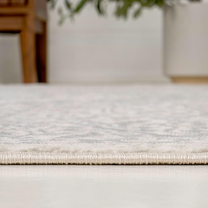 JONATHAN Y Vintage Medallion Indoor Area Rug Cream 3X5, Modern Boho for Living Room, Bedroom, Kitchen, Office, Easy-Cleaning, High Traffic, Pet-Friendly, Non-Shedding MDP100C-3
