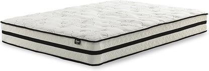 Signature Design by Ashley Full Size Chime 10 Inch Medium Firm Hybrid Mattress with Cooling Gel Memory Foam for Pressure Relief, Fiberglass Free, Mattress In A Box