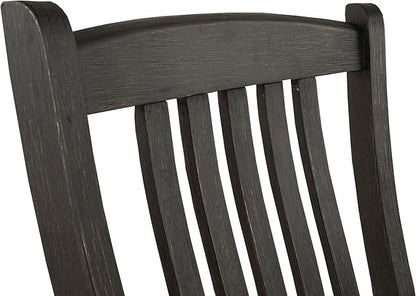 Signature Design by Ashley Tyler Creek 19.25" Dining Room Upholstered Chair, 2 Count, Antique Black