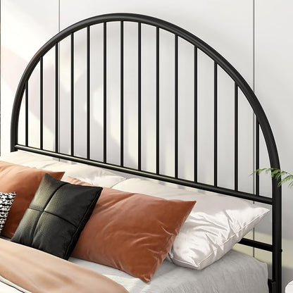 Weehom Metal Headboard Queen Size, Wrought Iron Headboard for Bed, Black Metal Head Board with Height Adjustable, Farmhouse HeadBoard Queen Only
