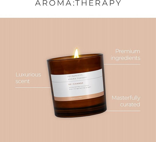 Pecksniff's Amber Re-Charge Candle | 3 Wicks, 550g/19.40oz