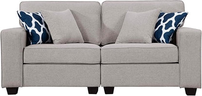 Legend Vansen Modular Sectional Sofa L Shaped Couch with Ottoman Modern Reversible Corner Sectional Couch for Living Room