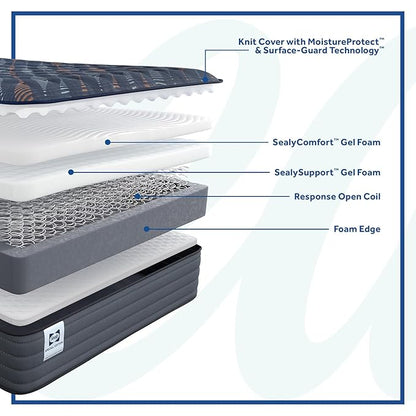 Sealy Warner 12" Medium Tight Top Innerspring Mattress - Queen