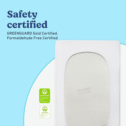 Graco Premium Crib Mattress & Protector Value Bundle (2-Pack) – Includes GREENGUARD Gold Certified Crib & Toddler Mattress, GREENGUARD Gold Certified Waterproof Protector