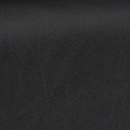 SIMPLIHOME Owen 48 inch Wide Mid Century Modern Rectangle Rectangular Storage Ottoman in Midnight Black Vegan Faux Leather, Assembled, for the Living Room, Entryway and Family Room