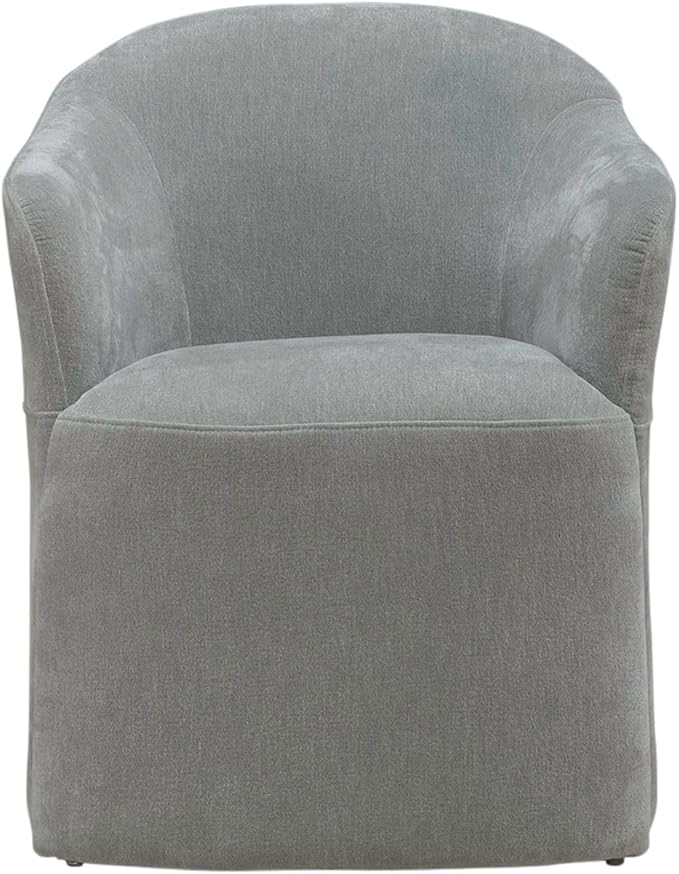Liberty Furniture Accent Dining Chair with Castors - Squared Arm - Sapphire Upholstry