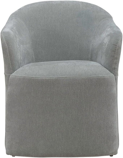 Liberty Furniture Accent Dining Chair with Castors - Squared Arm - Sapphire Upholstry