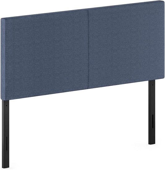 Furinno Roanne Upholstered Headboard, Full, Denim
